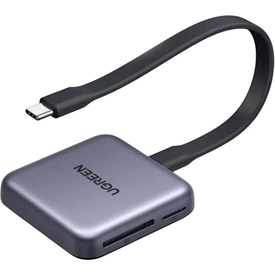 Картридер UGREEN CM898 (65095)магнитн.3в1 USB-C&1xSD Card Slot&TF сер.косм