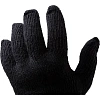 Перчатки защитные трикотажные утепленные двойные, цв. черный (5 пар/уп)