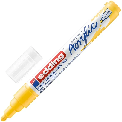 Маркер акриловый Edding 5100/905.кругл.нак. 2-3 мм. Цвет Желтый