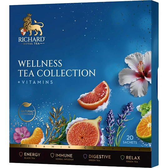 Чай Richard Royal Wellness Tea Collection Ассорти чаёв 20 сашет НГ