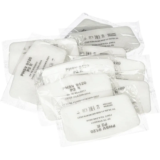 Полумаска респиратор фильтрующ PHSV912 (в комп фильтры PHSV9120 Р2R 10шт)