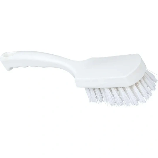 Щетка ручная FBK с короткой ручкой 275х70мм жесткая белая 10548-1