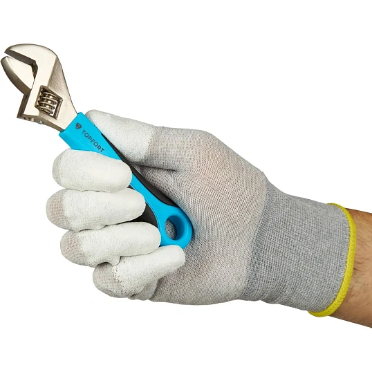 Перчатки защитные TOPFORT Ant PU Lite антистат.нейлон/карбон.нить с ПУ р8