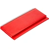 Планинг недатированный 305 х 130 мм Velvet красный 128 стр. 3-364/10