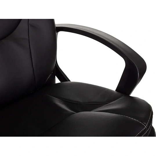 Кресло VB_EChair 668LT PU черный эко.кожа крестов. пластик