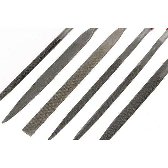 Набор надфилей 160х4 мм, 6 шт обрезиненные рукоятки Matrix 15816