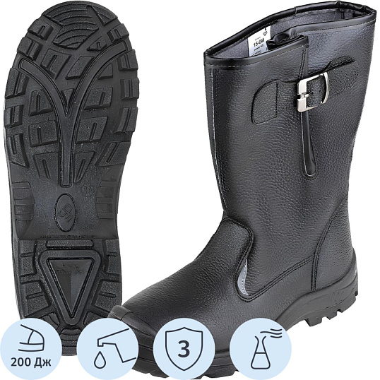 Сапоги рабочие (мод.15К) с мет/поднос (р.43)
