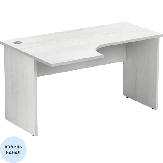 Стол Easy Standard левый (008,234) сосна винтер/серый (549/030) Ш1400