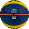 Мяч баскетб. TORRES 3х3 Outdoor, B022336 р.6, 8 панелей, желто-синий