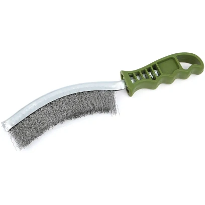 Щетка металлическая Дело Техники пластик рукоятка, сталь щетина (270291)