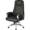 Кресло BN_Jl_Руководителя Echair-518 ML кожа черная, хром