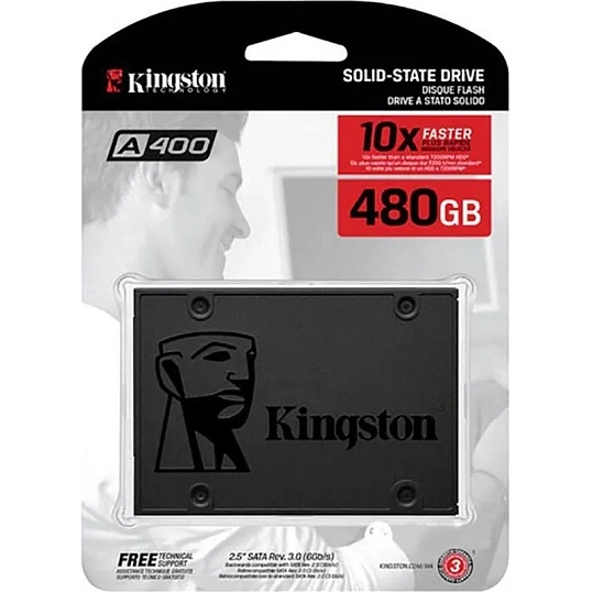 SSD накопитель Kingston SATA3 480G SA400S37/480G 2.5(SA400S37/480G)