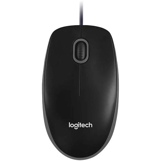 Мышь компьютерная Logitech USB OPTICAL B100 910-006605
