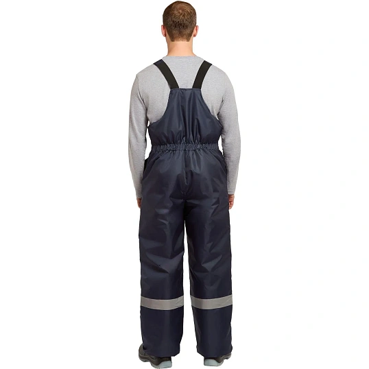 Полукомбинезон рабочий зимний мужской з47-ПК синий (р.52-54) 170-176