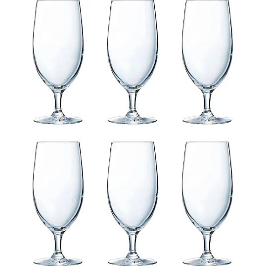 Бокал для пива 470 мл. d=65 мм. h=188 мм. хр.стекло Каберне 6шт/уп, 69313