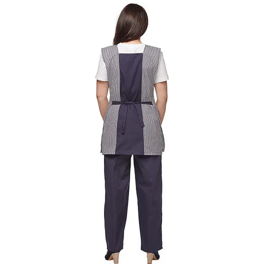 Костюм для горничных и уборщиц у08-СБР синий (р.60-62)р.170-176