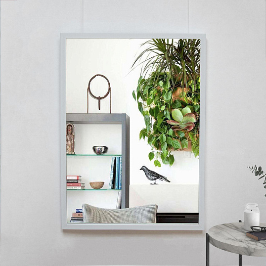 Зеркало МИР_Комус Мебель в раме  ПЛС 500х700 (КС365006030) серый