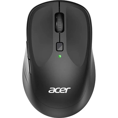 Мышь компьютерная Acer OMR300 черный оптическая 1600dpi/6but беспровод. USB