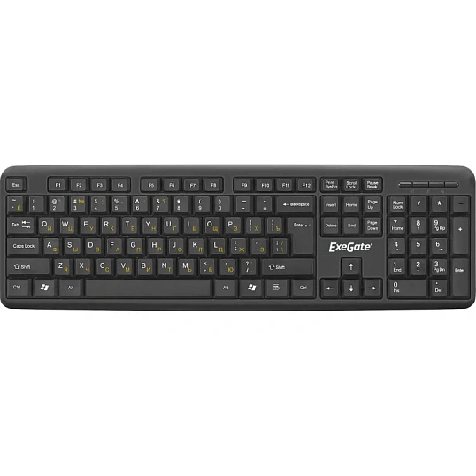 Набор клавиатура+мышь ExeGate Prof.St.Comb.MK120-OEM(EX287139RUS)чер.Br.box