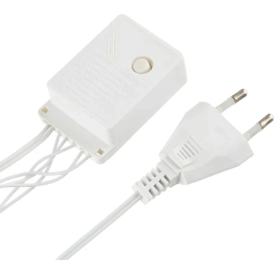 Гирлянда светодиодная сетка 160л.LED бел.пров.бел.бегущ.лампы 1.8x1м Е96508