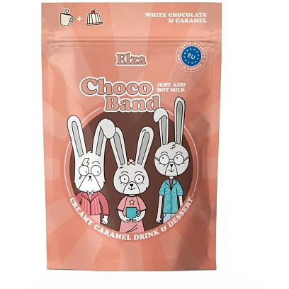 Кофейный напиток Choco Band ELZA Creamy Caramel растворим напит-пудинг 200г
