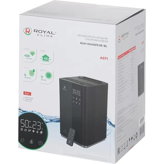 Увлажнитель воздуха ROYAL CLIMA  RUH-AS450/5.0E-BL