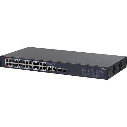 Коммутатор DAHUA DH-CS4228-24GT-240 24-порт,PoE,24xRJ45,uplink,240Вт