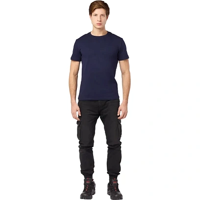 Футболка (160 г.) с кор.рукавом т.-син.(L)