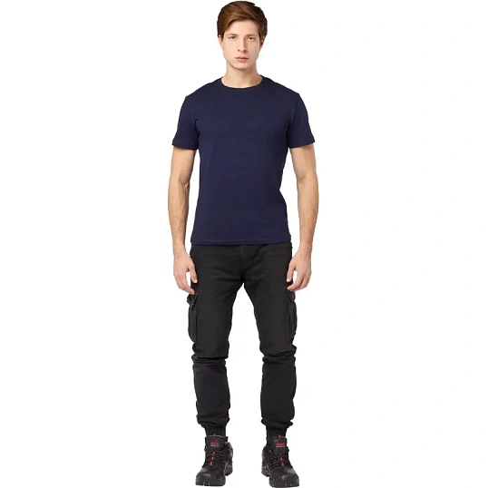 Футболка (160 г.) с кор.рукавом т син.(ХХХХL)