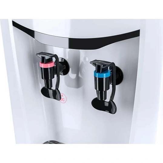 Кулер Ecotronic K21-LF white-black с холодильником, напольный