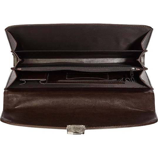 Портфель Меценат №388 к/з, коричневый