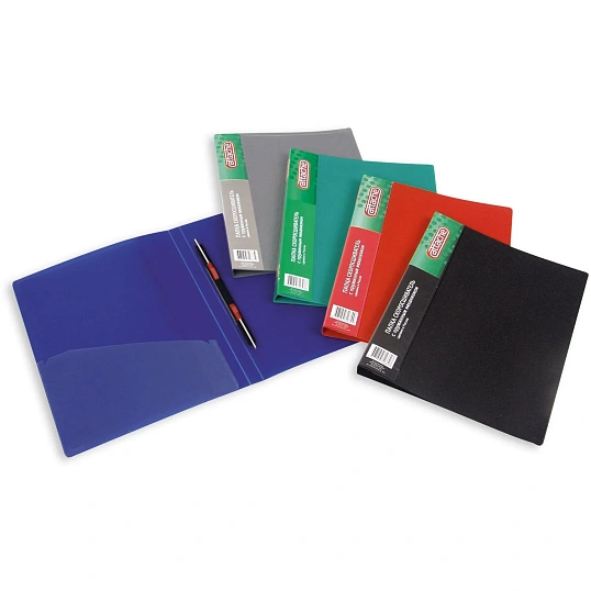 Скоросшиватель пластиковый с пруж.мех.ATTACHE F612/07 17мм зеленый