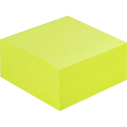 Стикеры Attache Selection куб 76х76, желтый неон 400 л