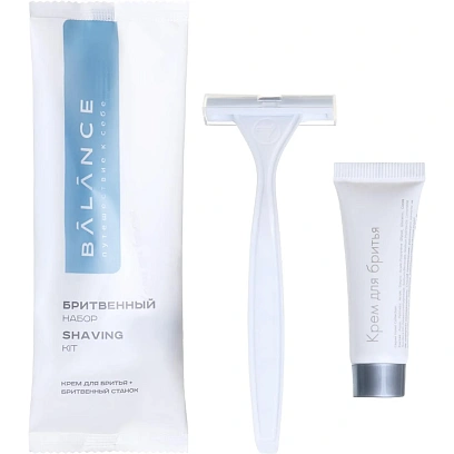 Набор бритвенный 'BALANCE' (флоупак),200шт/уп