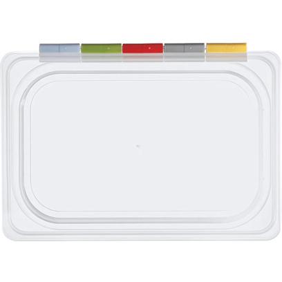 Крышка для гастроемкости Restola полипроп 176х162 1/6, прозрачн, 422102201