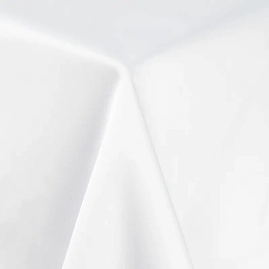 Скатерть Luscan Журавинка 145х180см (88%ПЭ, 12%хлопок) рис. гладкий, белый