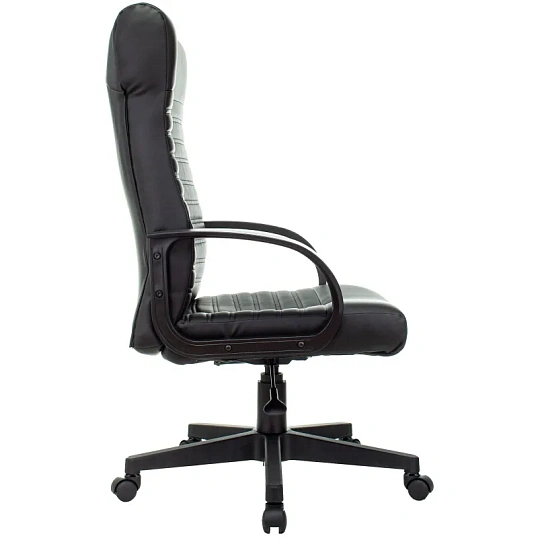 Кресло VB_Echair-657 PU кожзам черный пластик