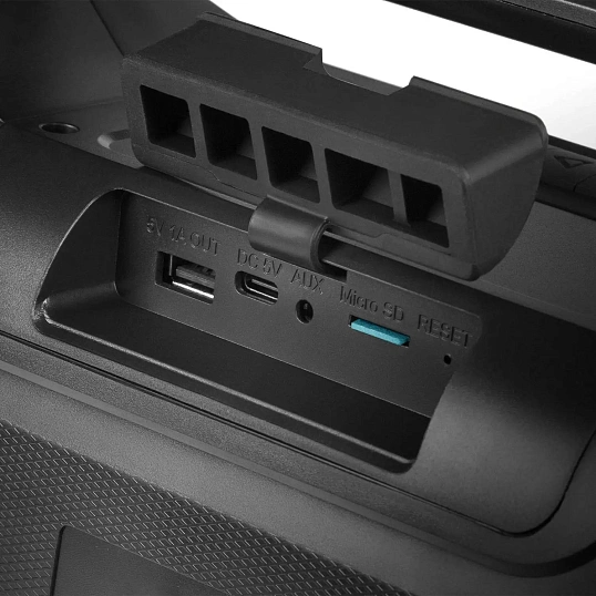 Акустическая система Sven PS-390, 2x25Вт, IPx5, TWS, microSD, аккум