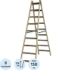 Cтремянка деревянная KRAUSE 2х9, 170293