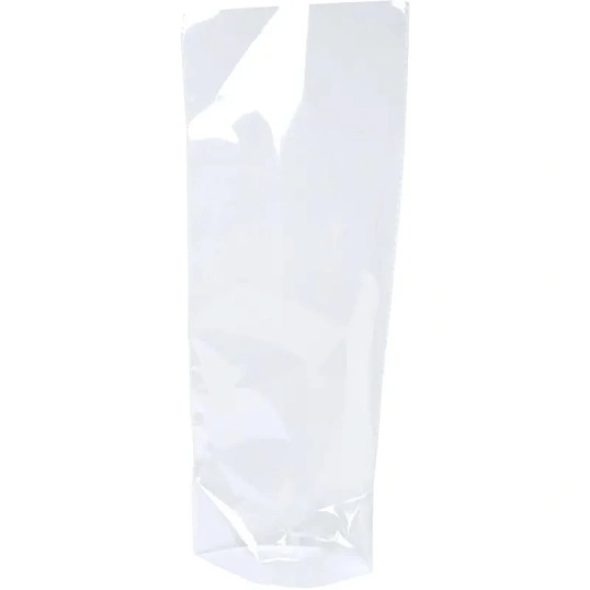 Пакет БОПП 100х250 мм (донная складка 40+40) 35 мкм 100 шт/уп