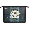 Папка для тетрадей Football синий,А4,молн.,пласт.,ПТ-813