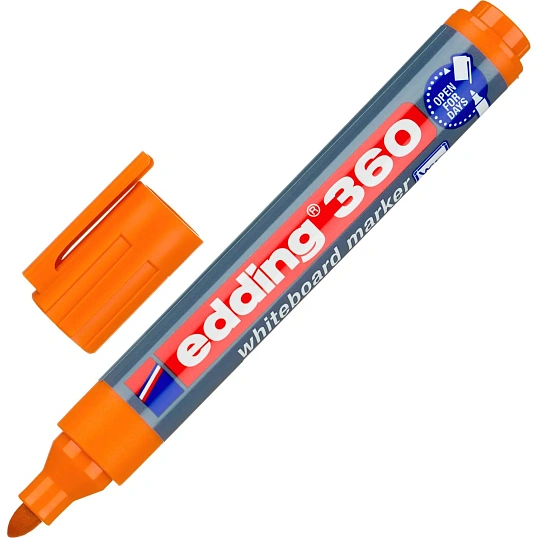 Набор маркеров для белых досок EDDING 360, 1,5-3мм, 8 цветов в ПВХ конверте