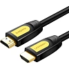 Кабель UGREEN HD101 HDMI 4K цвет желтый/черный. 2м (10129)