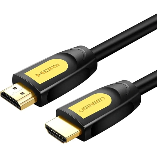 Кабель UGREEN HD101 HDMI 4K цвет желтый/черный. 2м (10129)
