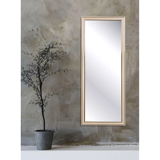 Зеркало МГЛ_ настенное 120 (400x1000) багет ПВХ дуб