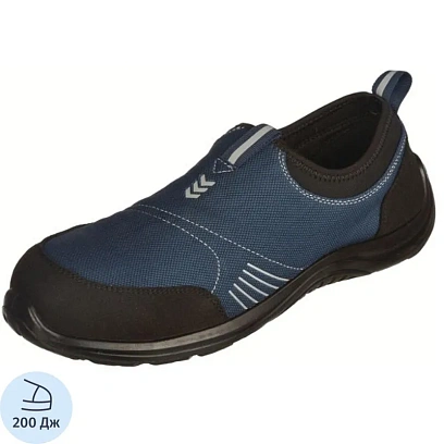 Полуботинки (кроссовки)  ПУ с МП  (blue black) KD 001 р.38