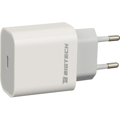 Зарядное устройство 18W,Type-C, белый BT-JCHR-001/C-IPN539