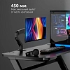 Кронштейн Uniteki SNM81 для монитора, газлифт, струбцина, 17-32, черный
