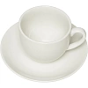 Чайная пара Makalu 220мл, фарфор, бел. 18шт/уп