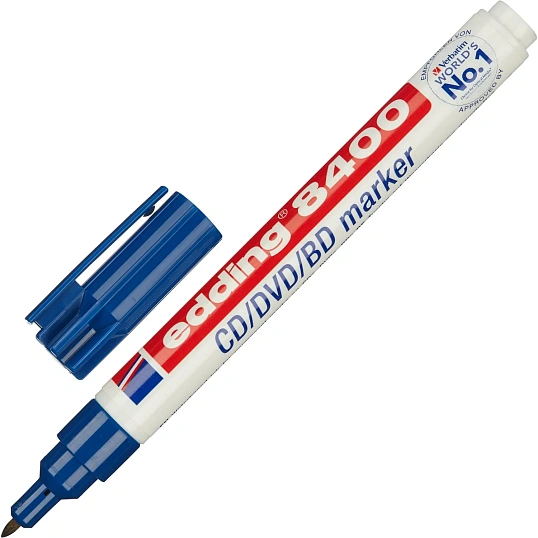 Набор маркеров для CD EDDING E-8400/4S 0,5-1 мм, 4 штуки
